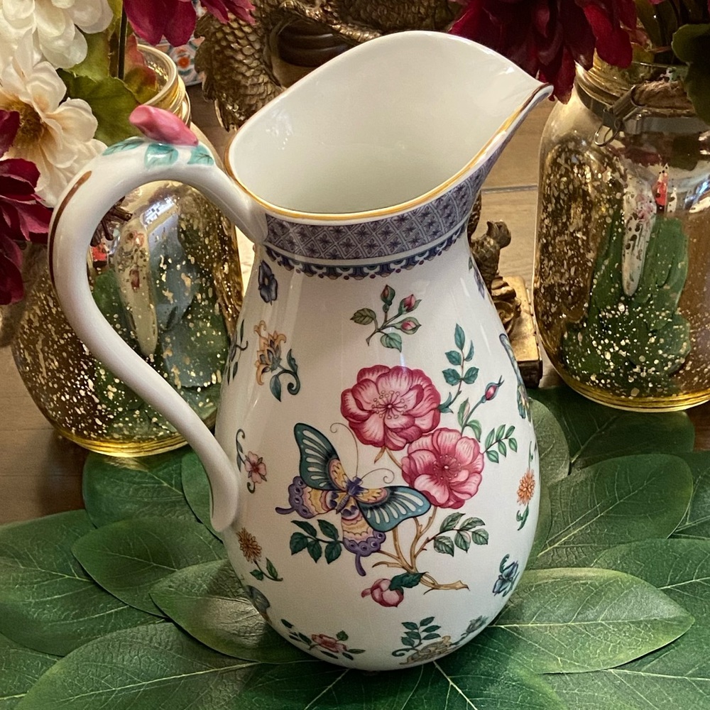 SOLD Vintage Danbury Mint Canton Rose Pitcher